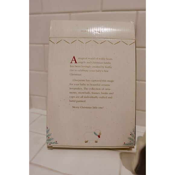 Charpénte Vintage Baby’s First Christmas Frame Pink/Girl - Picture 3 of 5